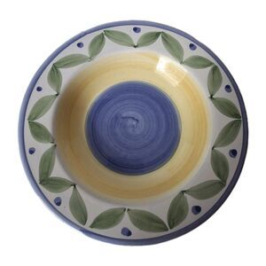 Williams Sonoma Marisol Rimmed Soup Pasta Bowl 9 3/8" Italy EUC